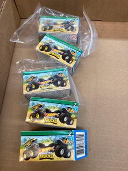 12 new diecast vehicles, including hot wheels