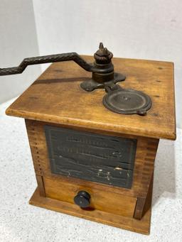 antique coffee mill grinder