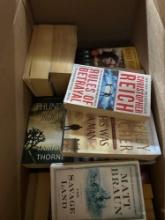 box of paperback books, all new