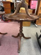 pair of occasional antique tables rough condition