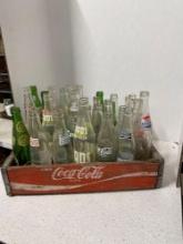 Vintage Coca-Cola crate full of bottles