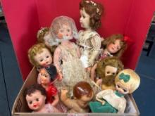 large antique dolls in good condition
