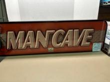 3? x 10 1/2? lighted man cave sign works