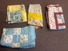 4 child?s quilts