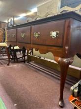traditional formal cherry sideboard