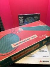vintage badminton set dartboard world of golf jigsaw puzzle