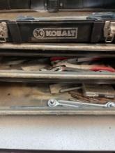 Kobalt tool box with a few misc tools
