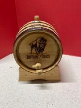 Buffalo trace Oak barrel, whiskey decanter