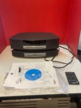 Bose wave music system, multi cd changer with remote and manual