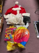 Santa suit and kites