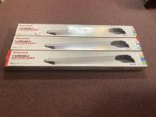 Honeywell 4 foot linkable LED shop lights, three new in boxes