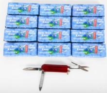 Lot of 12 New Frost Cutlery Swiss Style Knives