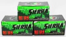 60 Rounds Of Sierra Master 9mm Luger Ammunition