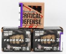 65 Rounds Of 9mm Personal Defense Ammunition
