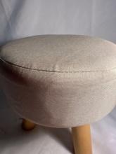 New Footstool With Wooden Legs