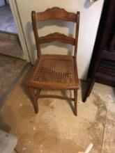 Wicker Bottom Chair