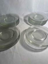 Clear Glass Appetiter/ Salad Plates