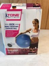 Tone Fitness Burst Resistant Exercises Ball