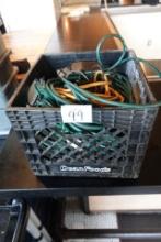 CRATE OF CORDS