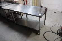 S/S TABLE W/CAN OPENER 60”X30”