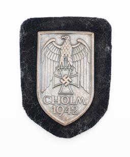 WWII GERMAN WAFFEN SS PANZER BADGE & INSIGNIA