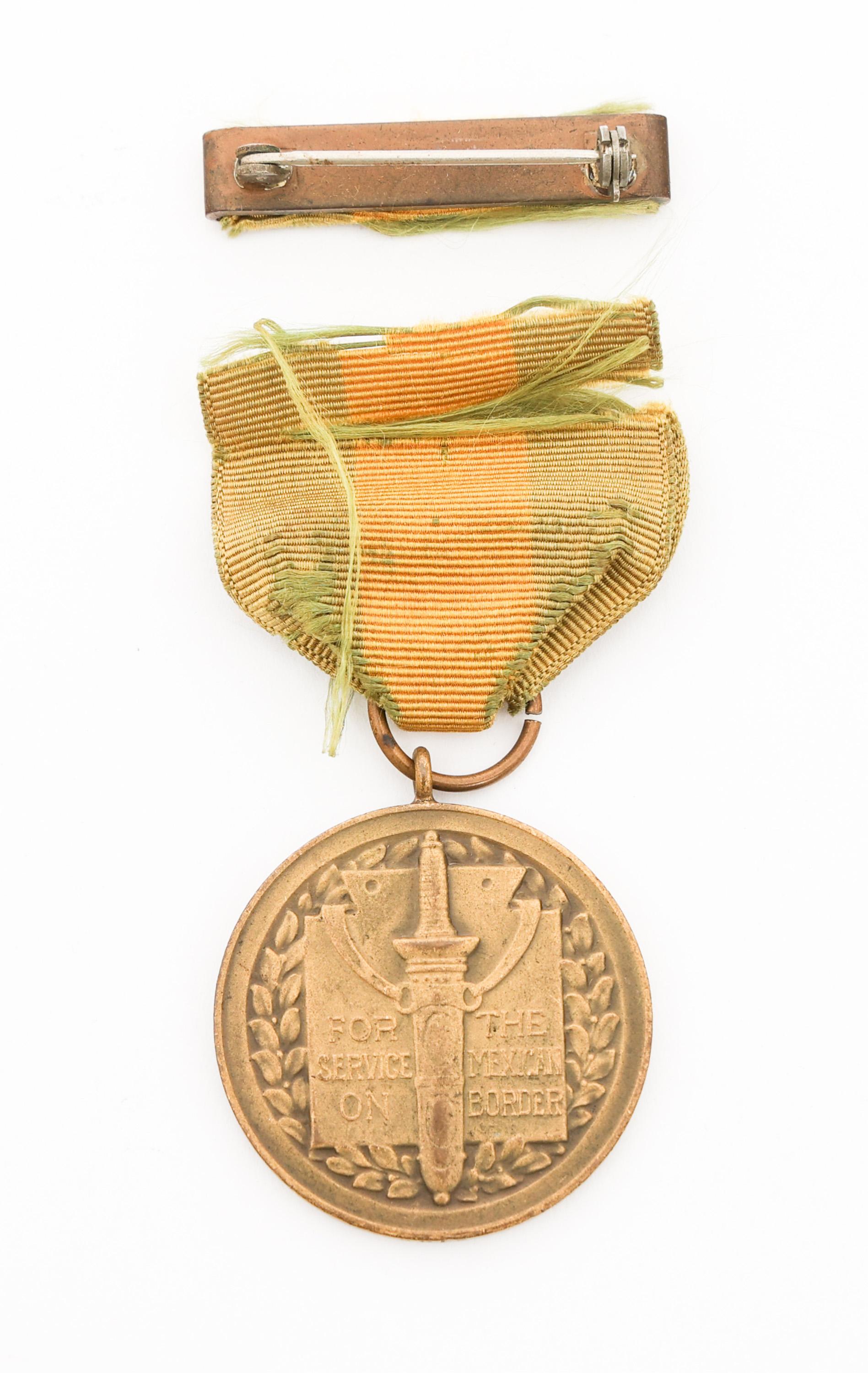 SPAN-AM WAR - WWI MEXICAN BORDER & CAMPAIGN MEDALS