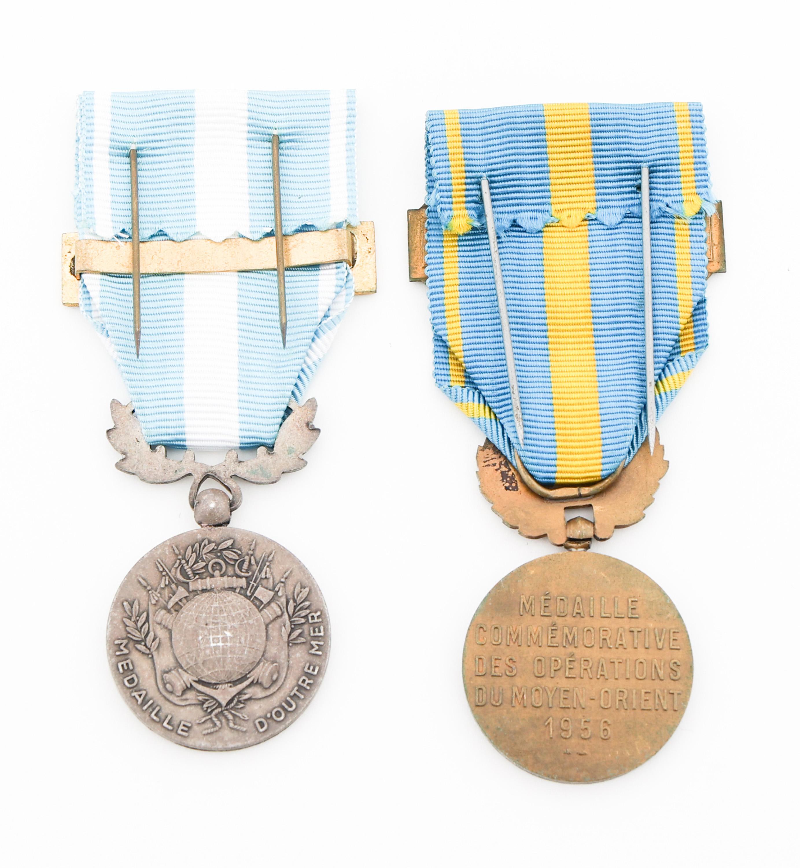 PRE WWI - COLD WAR FRENCH CAMPAIGN MEDALS