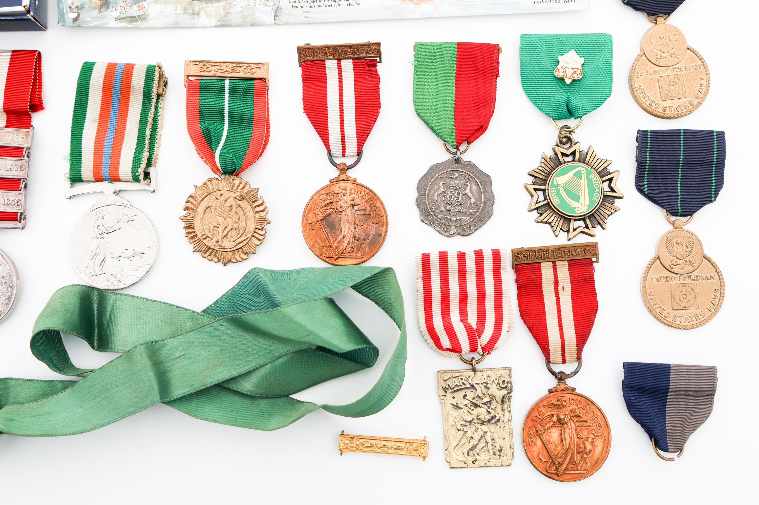 WWI - CURRENT WORLD SERVICE & FRATERNAL MEDALS