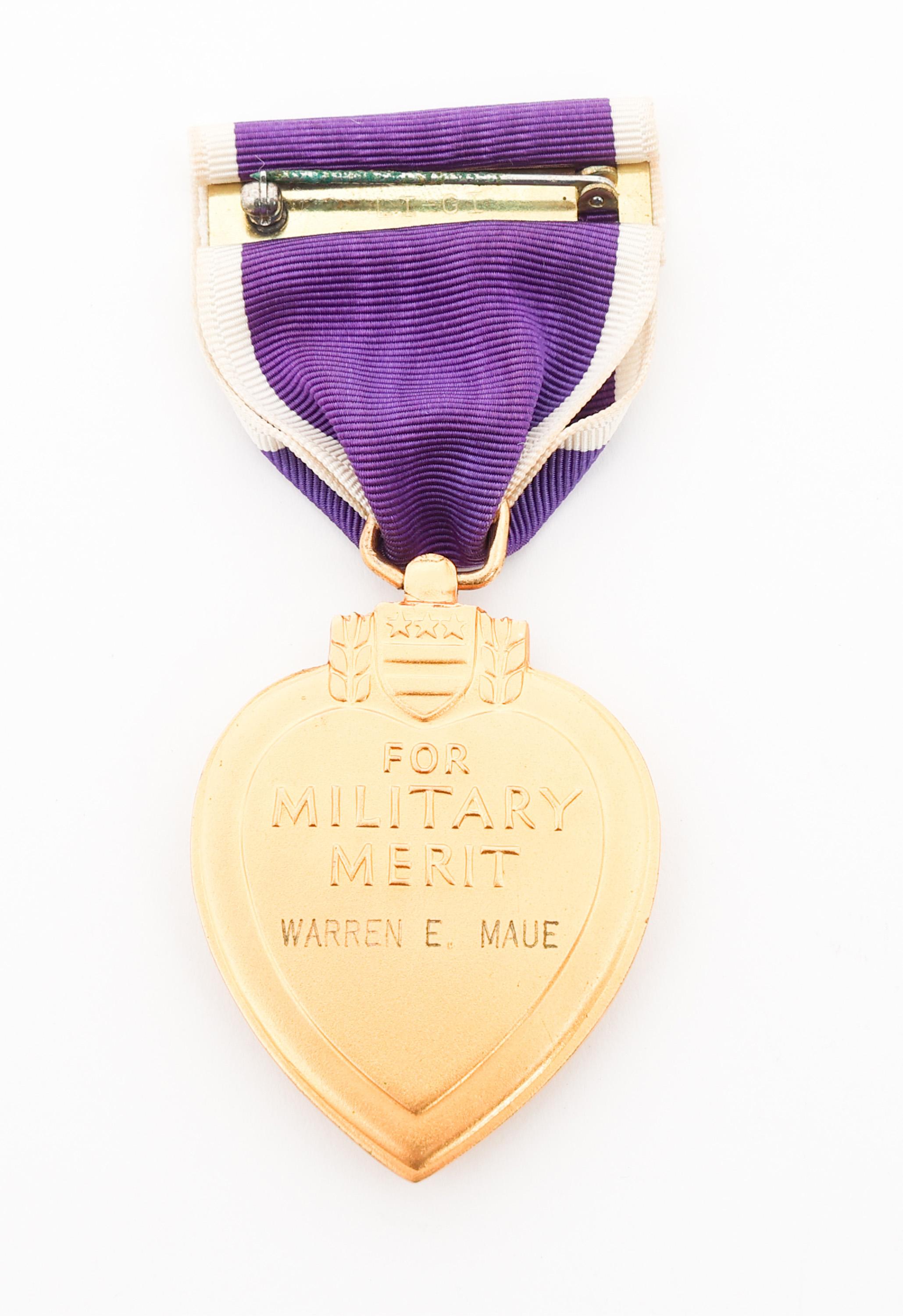 WWII - COLD WAR NAMED PURPLE HEARTS & MEDALS