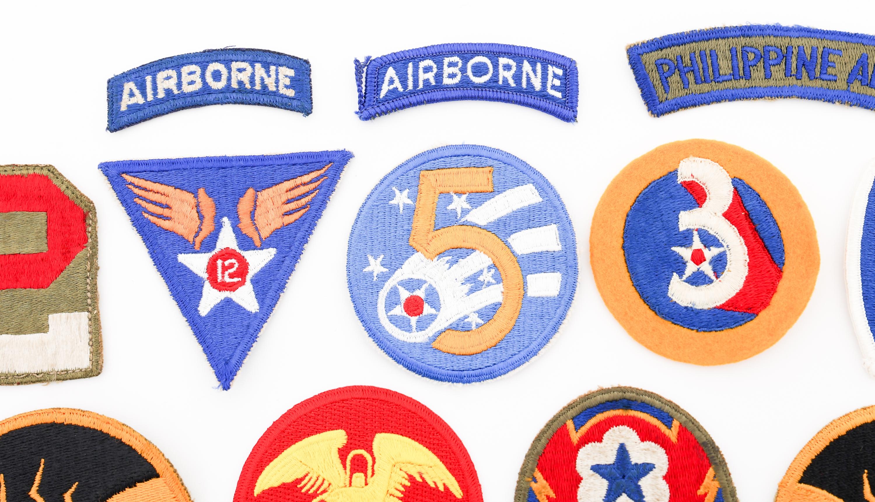WWII - COLD WAR US ARMY & AIR FORCE PATCHES