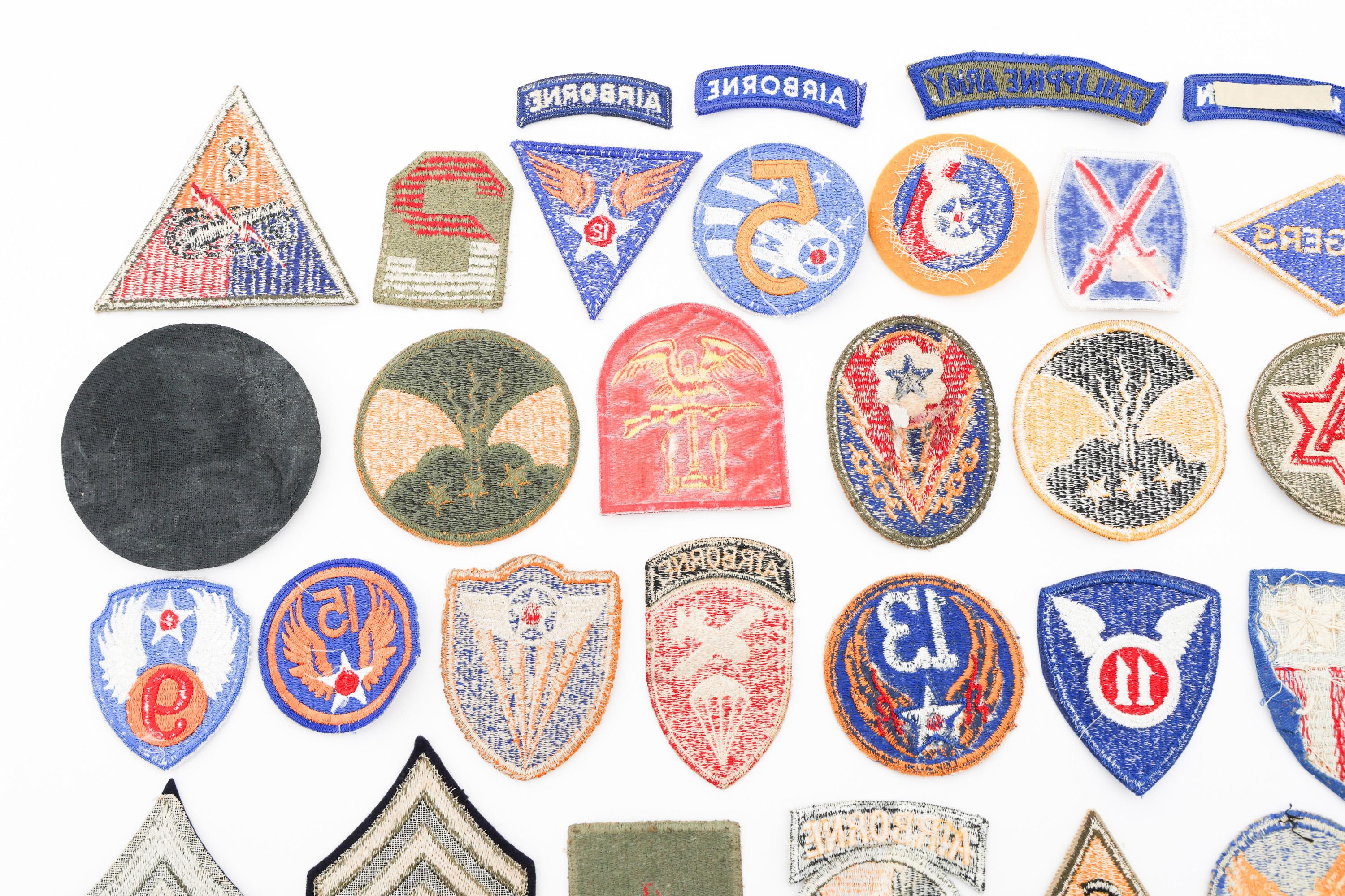 WWII - COLD WAR US ARMY & AIR FORCE PATCHES