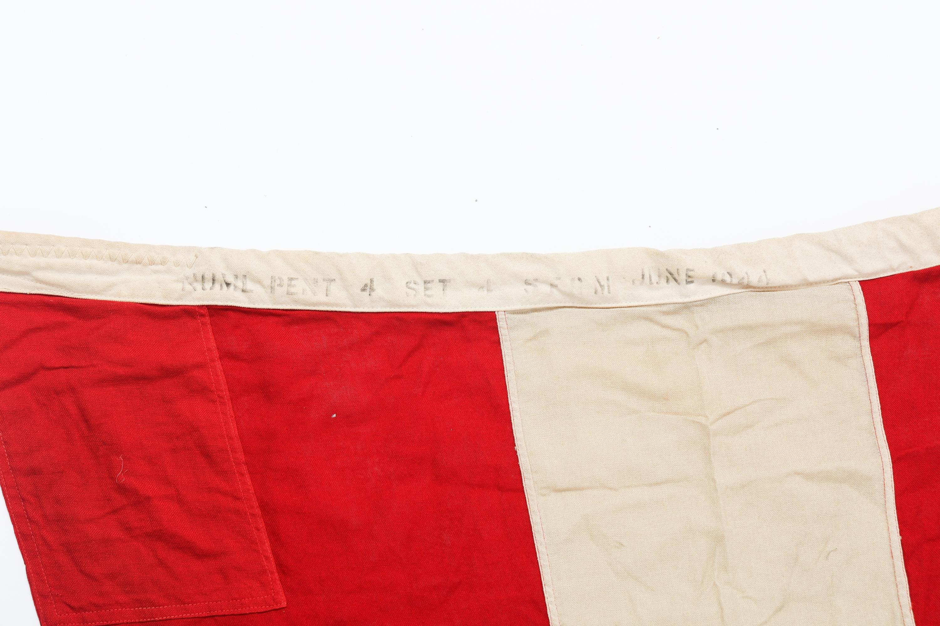 WWI - COLD WAR US, USO, FRENCH, & SIGNAL FLAGS