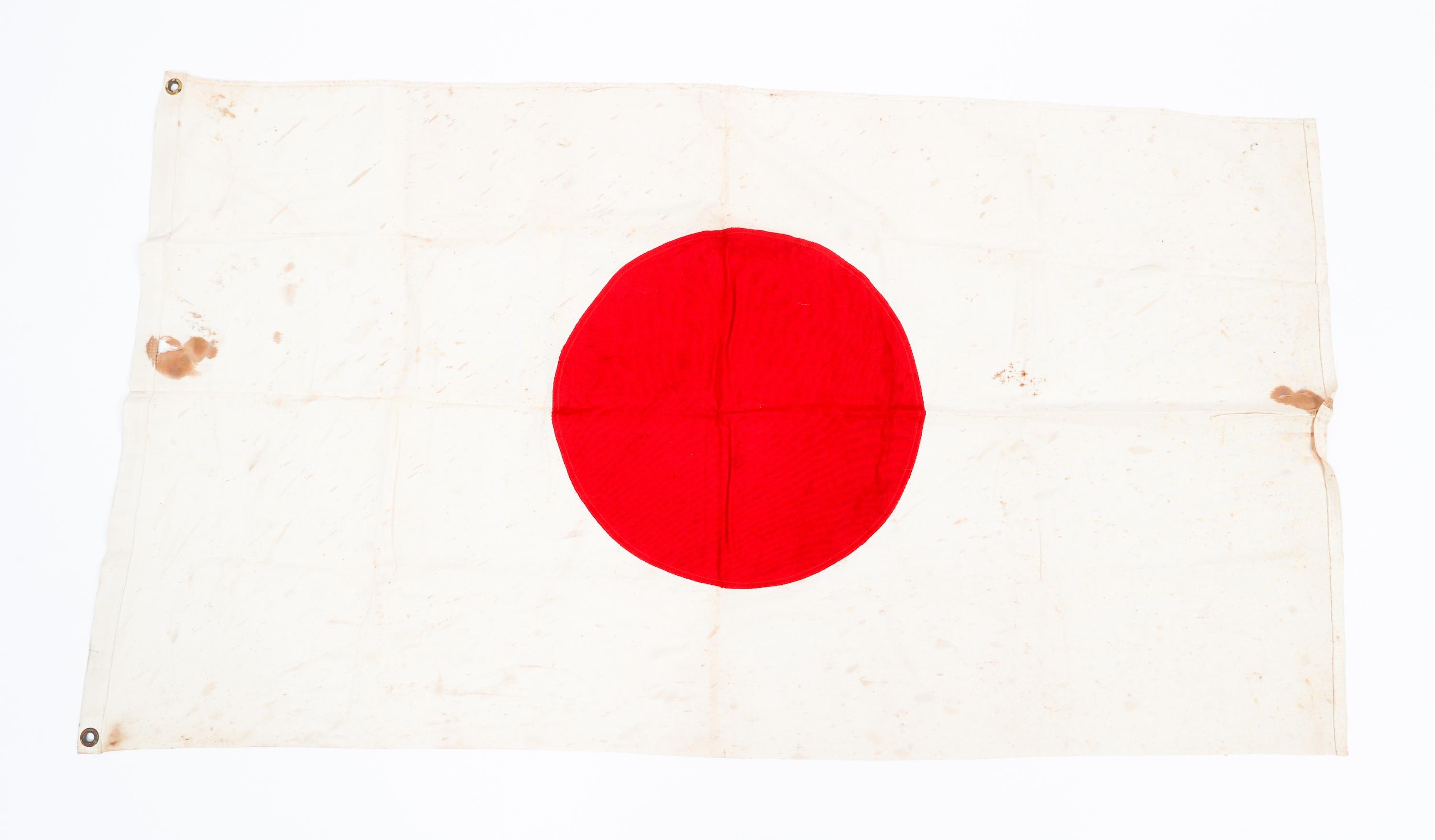 WWII - COLD WAR US & JAPANESE FLAGS
