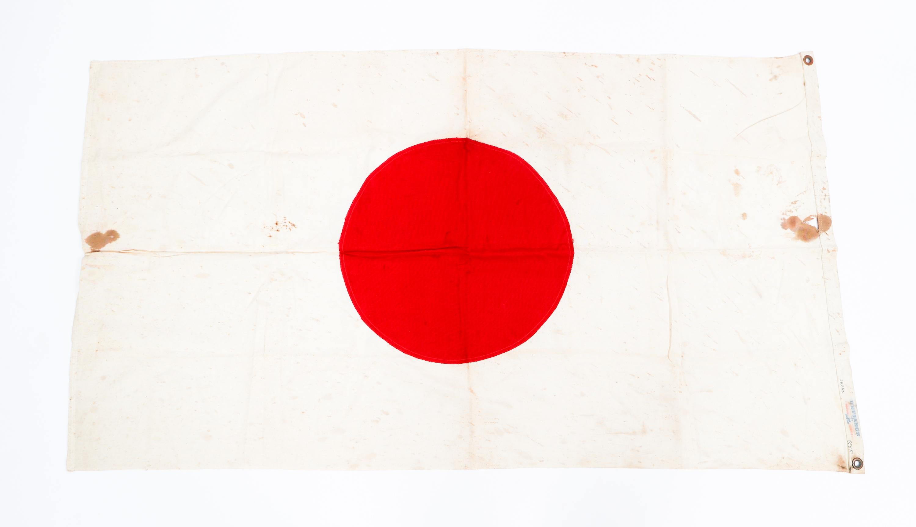 WWII - COLD WAR US & JAPANESE FLAGS