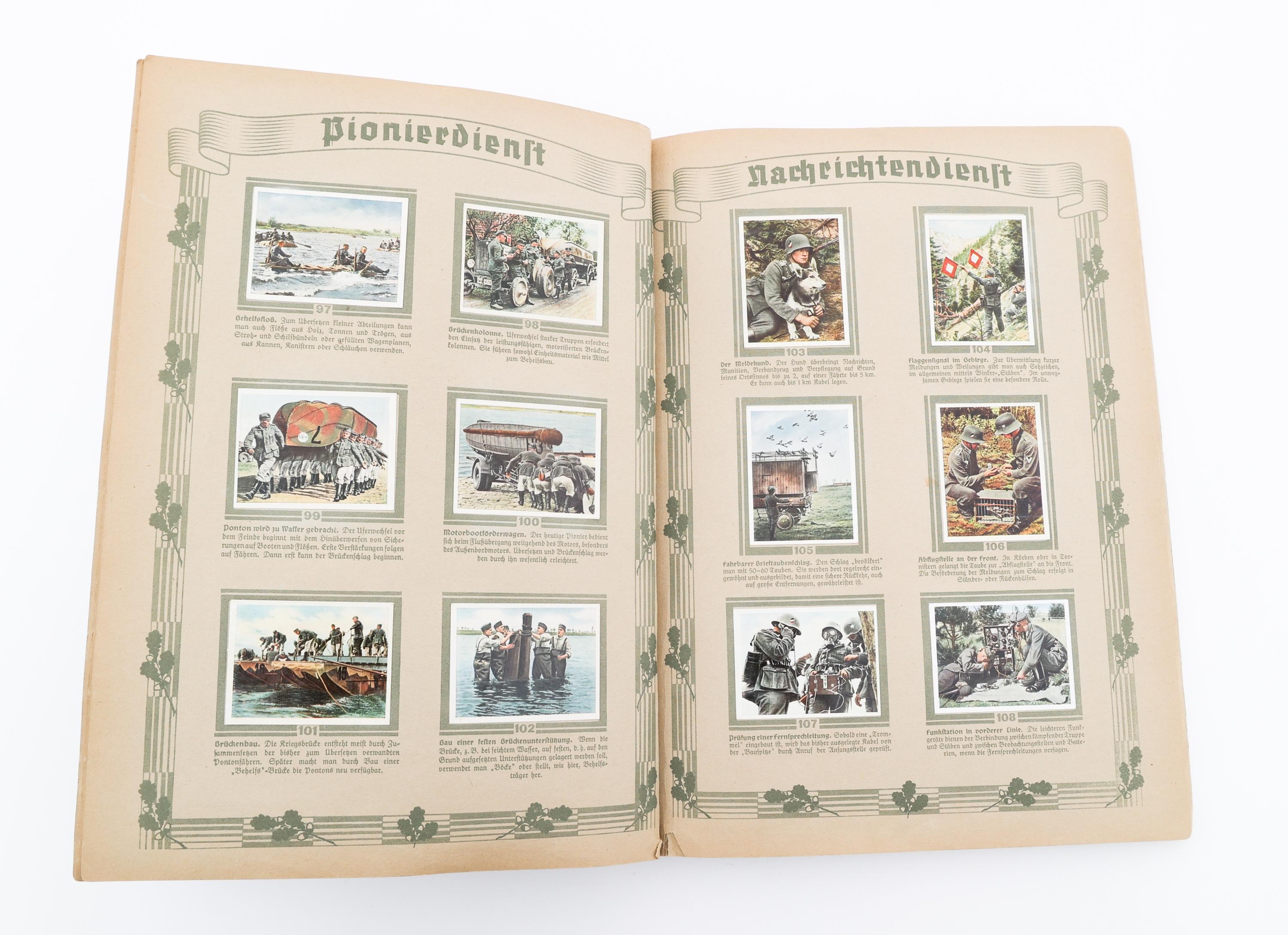 WWI - WWII GERMAN CIGARETTE CARD BOOKS