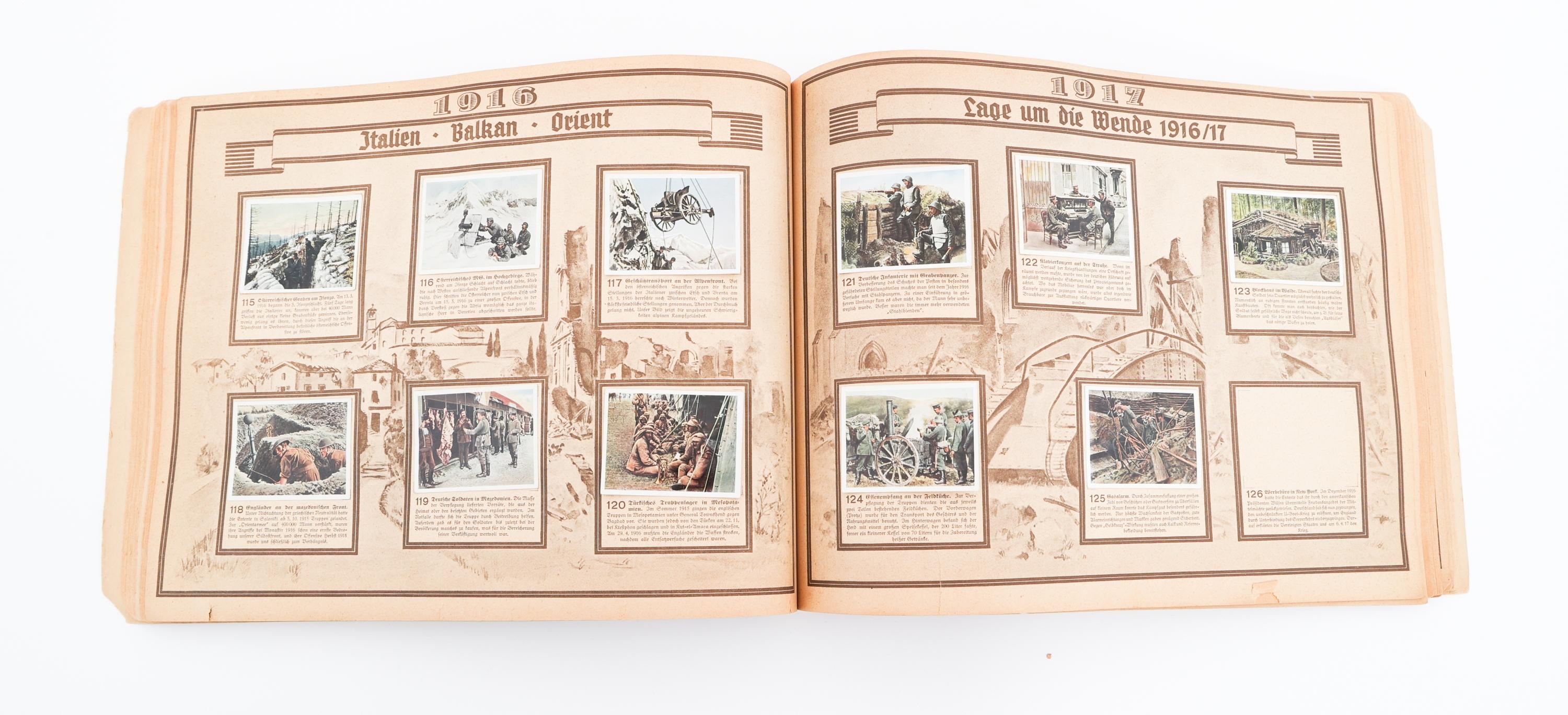 WWI - WWII GERMAN CIGARETTE CARD BOOKS
