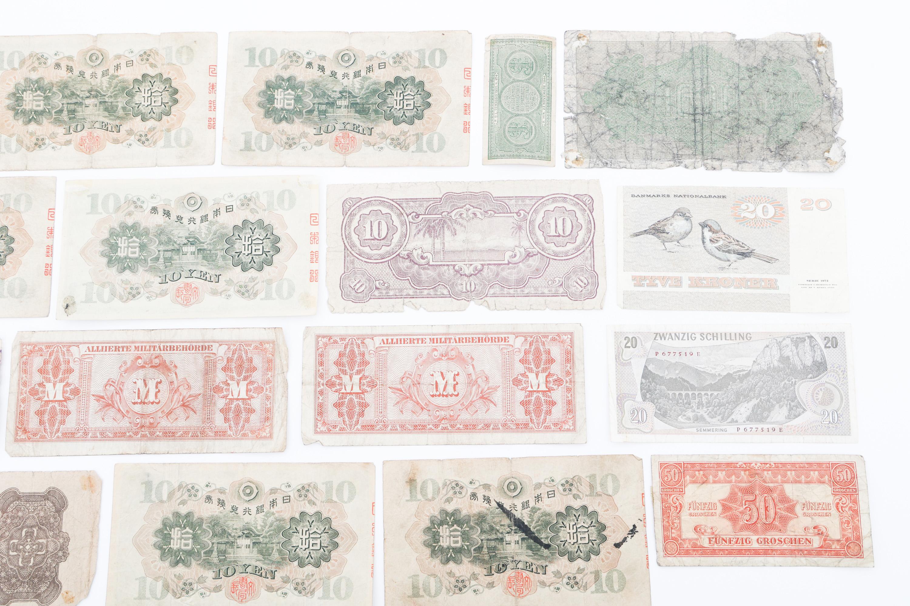 WWII - COLD WAR OCCUPATION & WORLD BANK NOTES