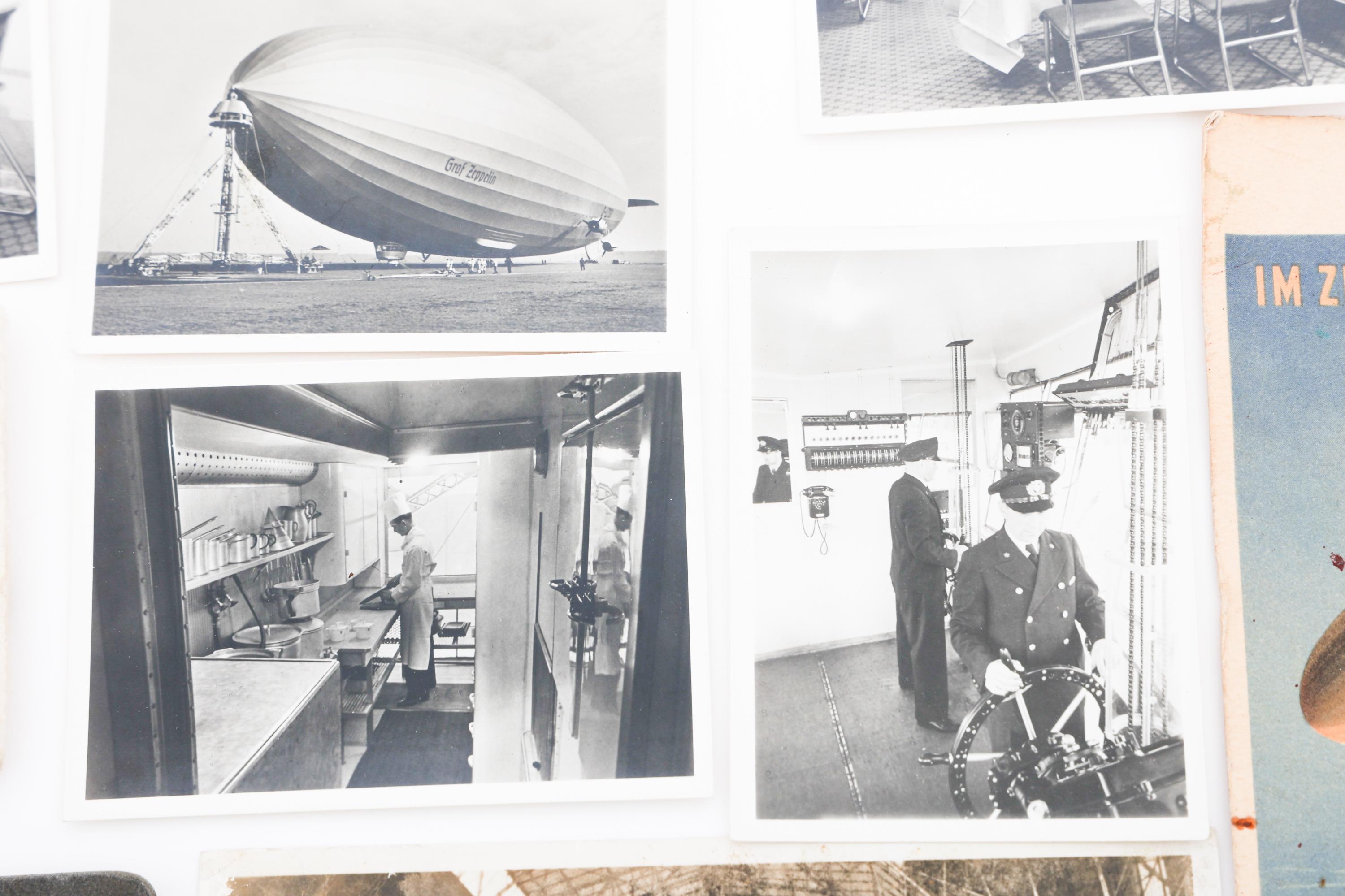 WWI - WWII ZEPPELIN / BLIMP PHOTOS & POSTCARDS