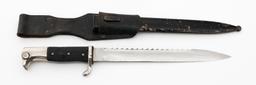 WWII GERMAN K98 SAWBACK DRESS BAYONET by EICKHORN