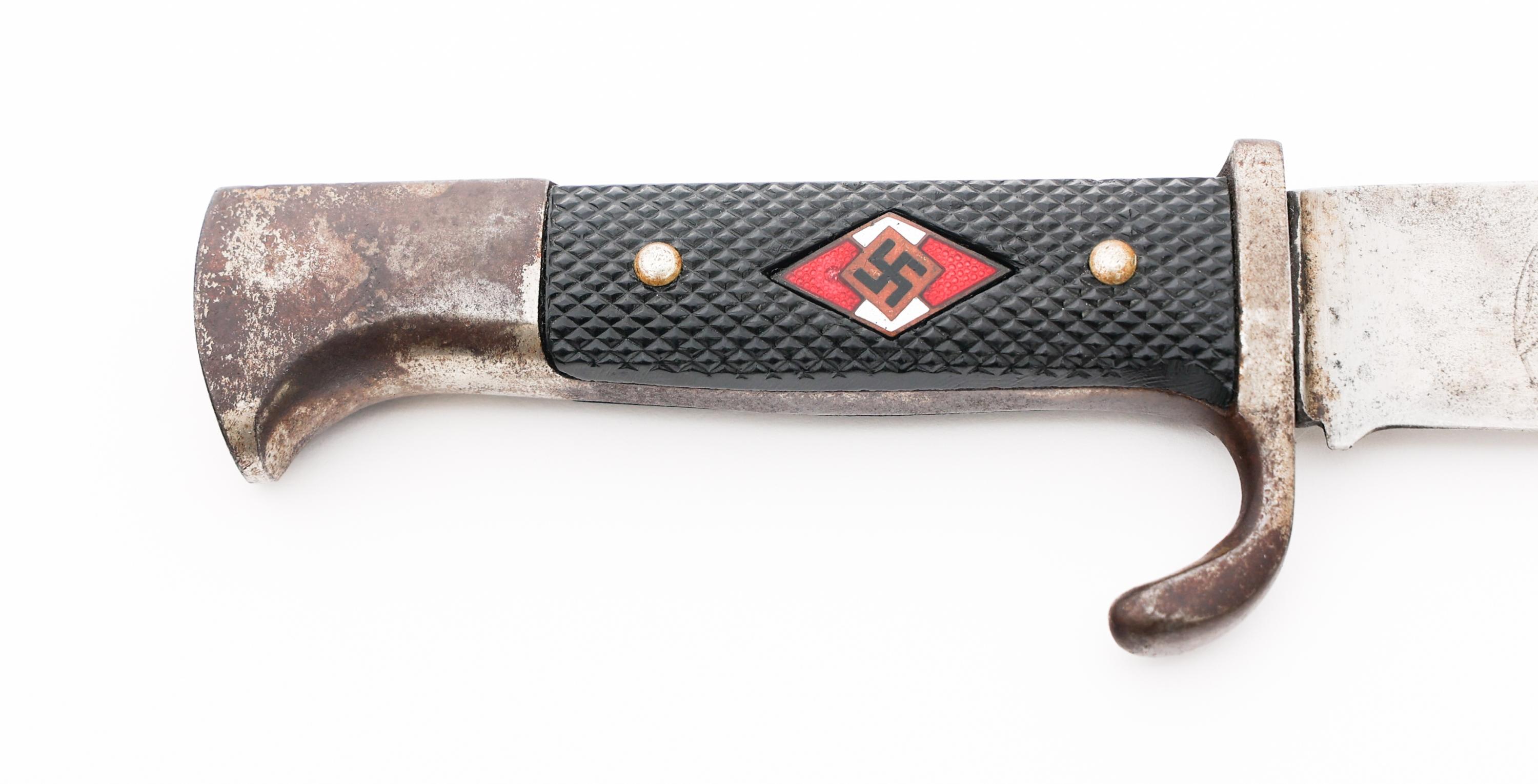 WWII GERMAN HITLER YOUTH KNIFE MOTTO by HEIDELBERG