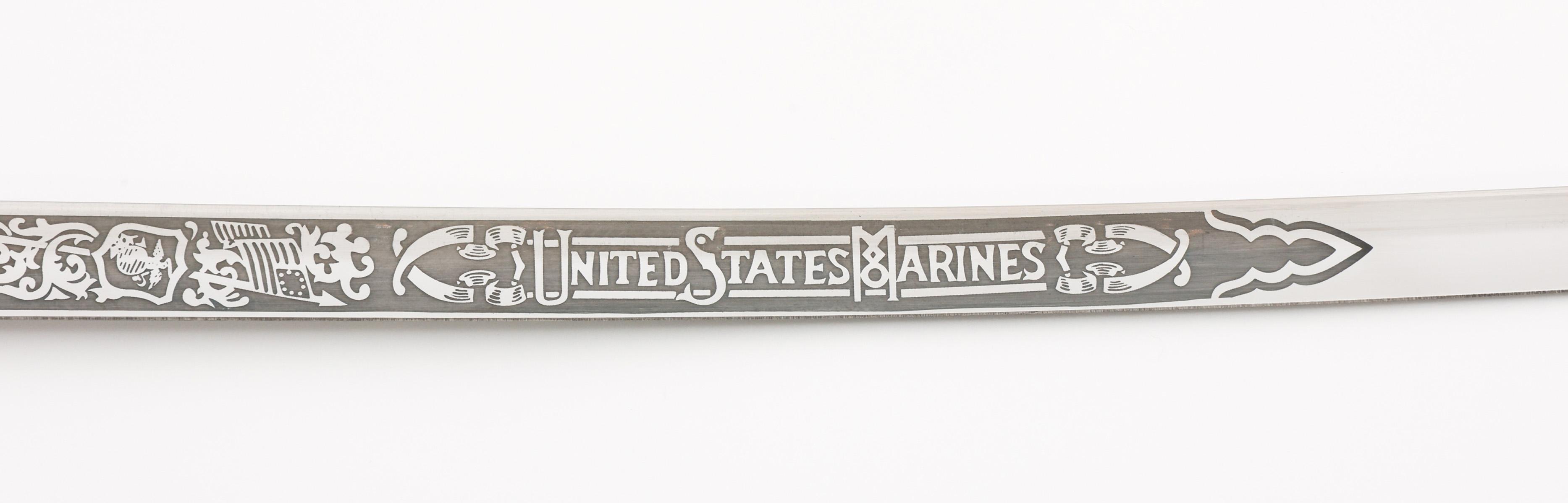 US MARINE CORPS OFFICER MAMELUKE DRESS SWORD