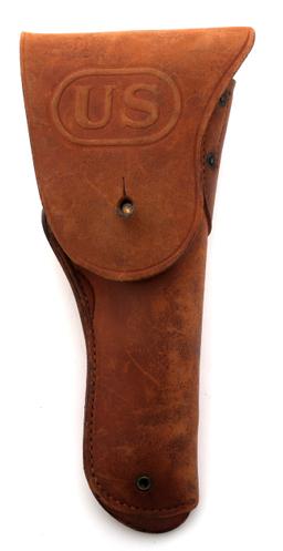 WWI & WWII US LEATHER PISTOL & REVOLVER HOLSTERS