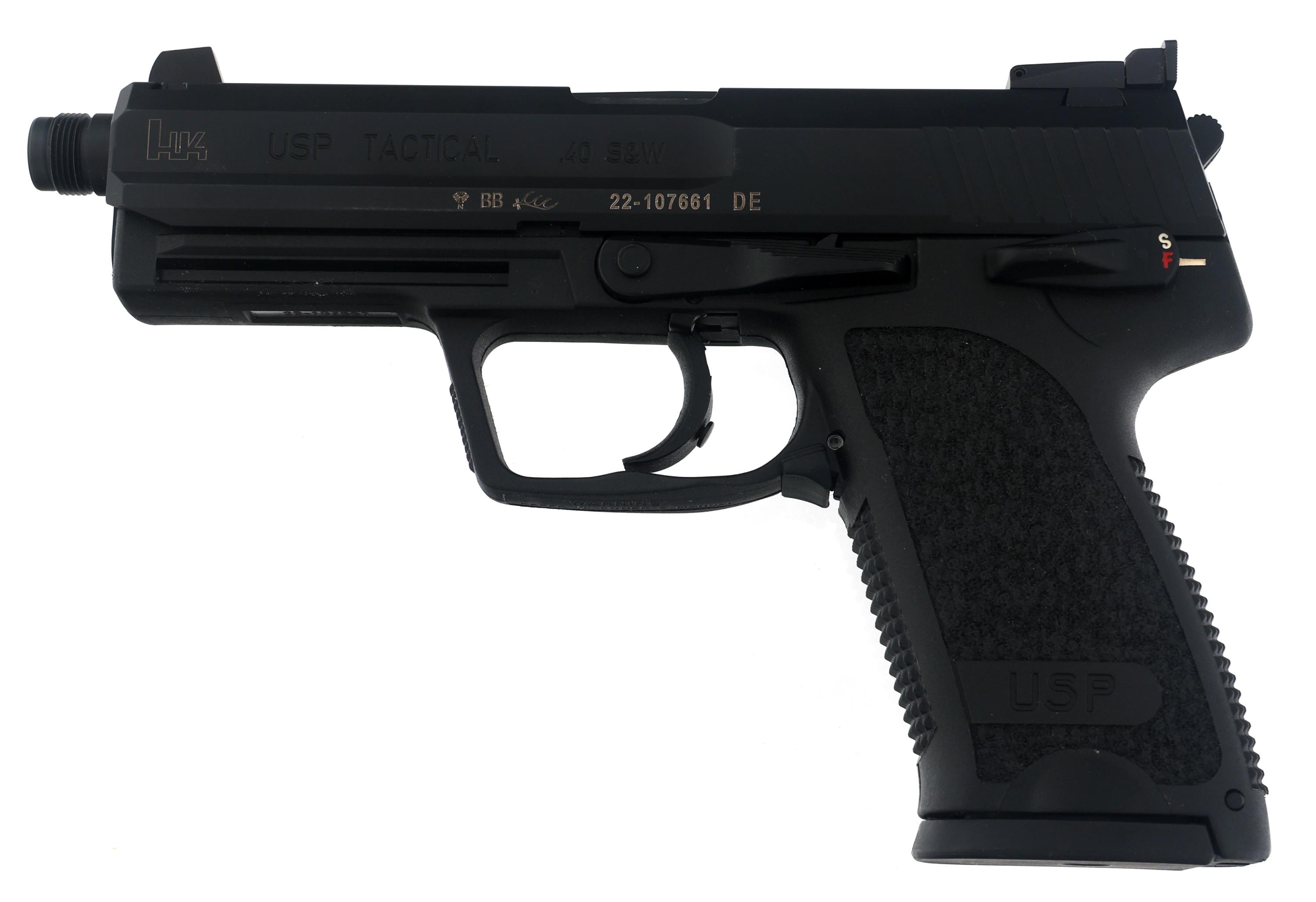 HECKLER & KOCH USP TACTICAL .40 S&W CALIBER PISTOL