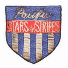 POST WWII US PACIFIC STARS & STRIPES BULLION PATCH