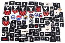 WWII US NAVY ENLISTED RATE & QUALIFICATION PATCHES