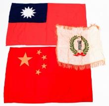 WWII - COLD WAR CHINESE JAPANESE & TAIWANESE FLAGS