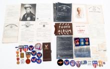 WWII USAAF CBI OFFICER & 5th AF ENLISTED GROUPINGS