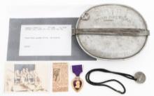 WWI US AEF 312th AMBULANCE CO. NAMED PURPLE HEART