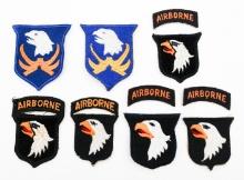 WWII - POST WAR US 101st AIRBORNE DIVISION PATCHES