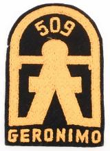 POST WWII US ARMY 509th PIR THEATER MADE PATCH